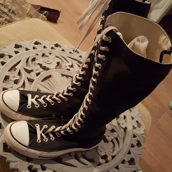 knee high converse size 9